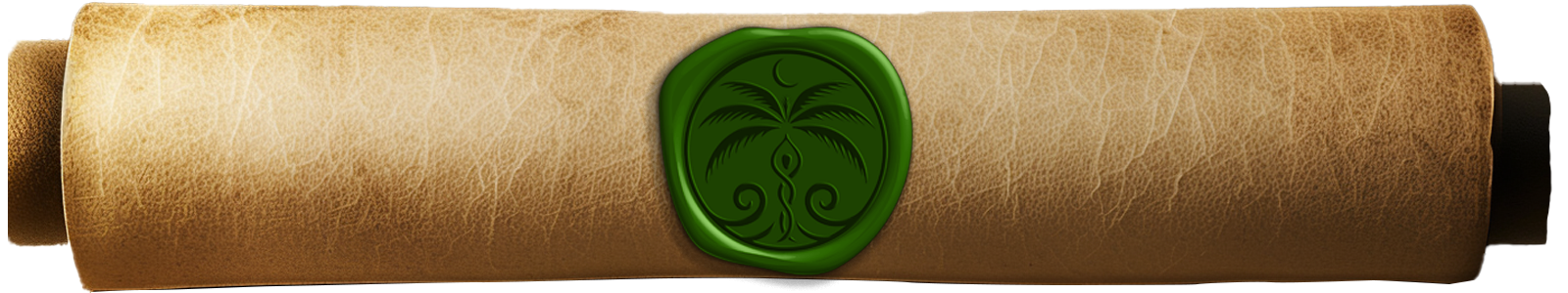 paper-scroll-top-with-wax-green